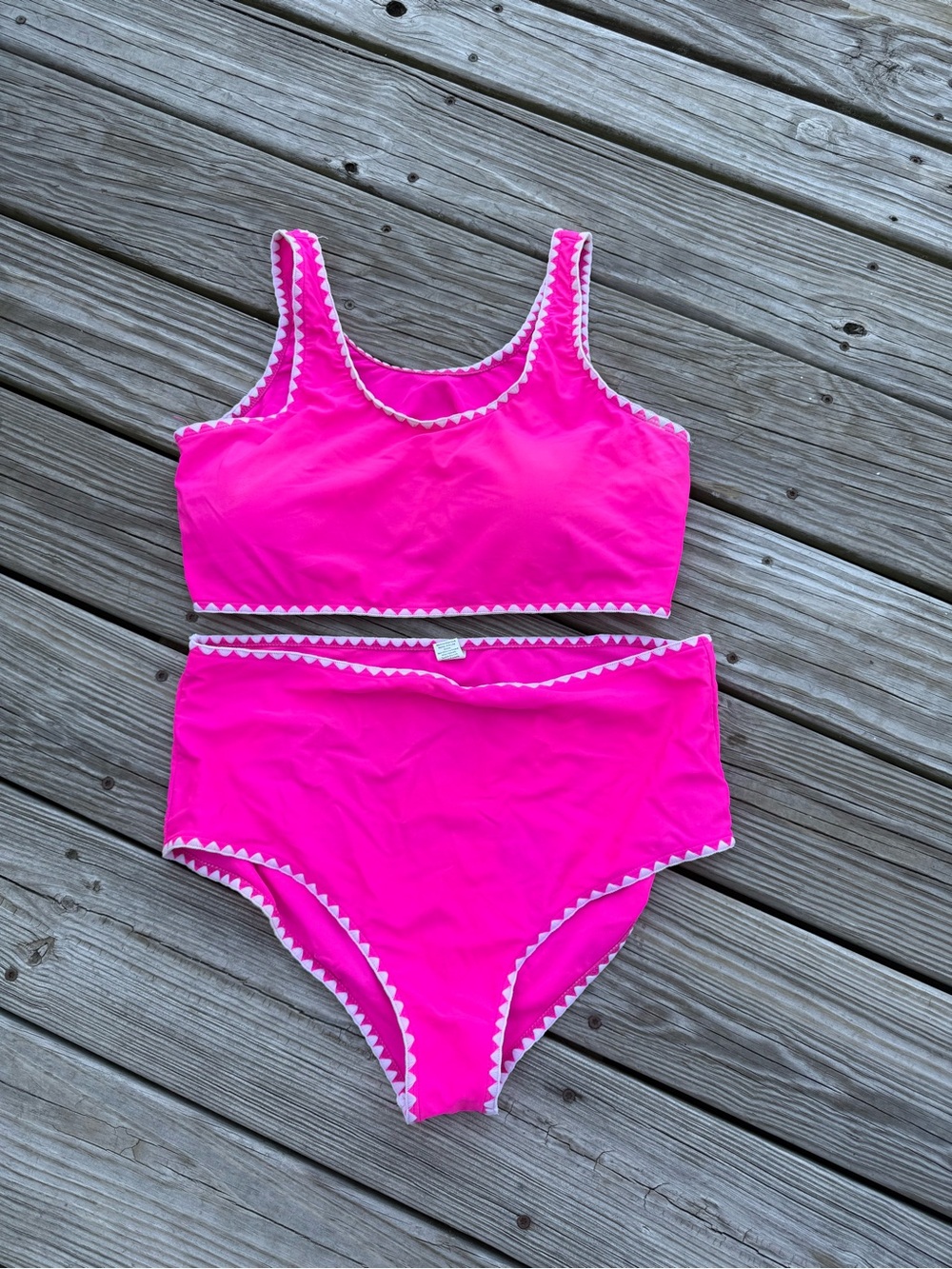 Hot pink xl swimsuit bikini  summer 
Swimwear